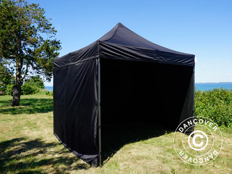 Snabbtält FleXtents Basic v.3, 3x3m Svart, inkl. 4 sidor - Image 29