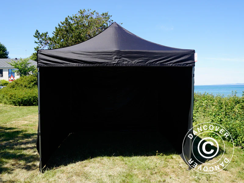 Snabbtält FleXtents Basic v.3, 3x3m Svart, inkl. 4 sidor - Image 30
