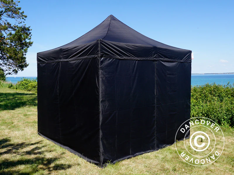Snabbtält FleXtents Basic v.3, 3x3m Svart, inkl. 4 sidor - Image 31