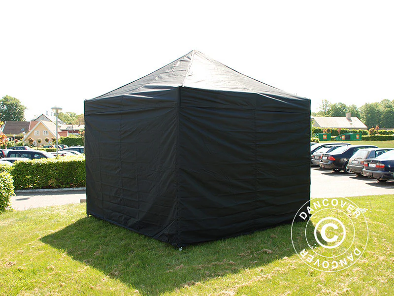 Snabbtält FleXtents Basic v.3, 3x3m Svart, inkl. 4 sidor - Image 34