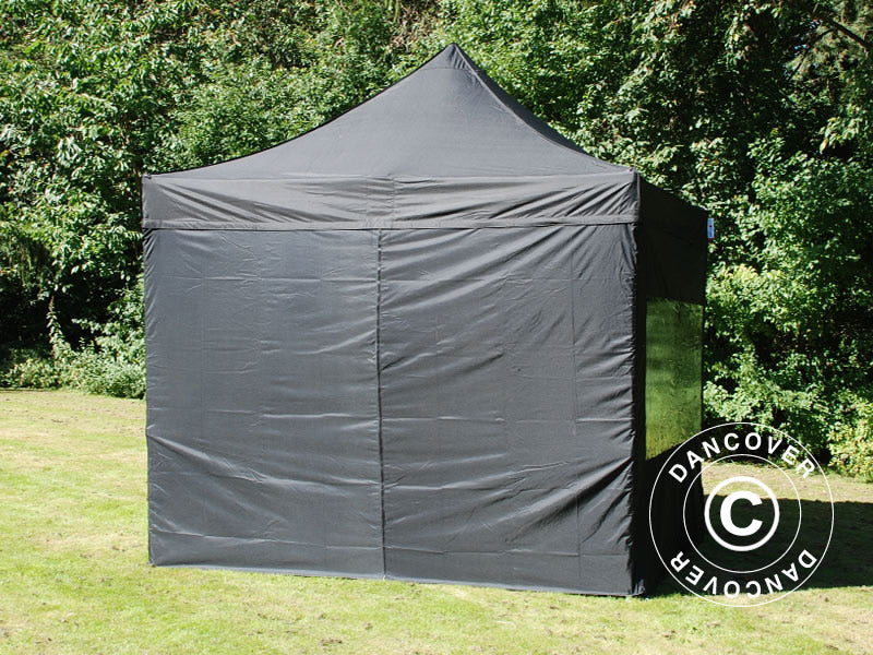 Snabbtält FleXtents Basic v.3, 3x3m Svart, inkl. 4 sidor - Image 9