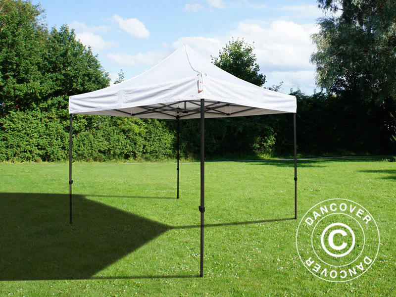 Snabbtält FleXtents Basic v.3, 3x3m Vit, inkl. 4 sidor - Image 11