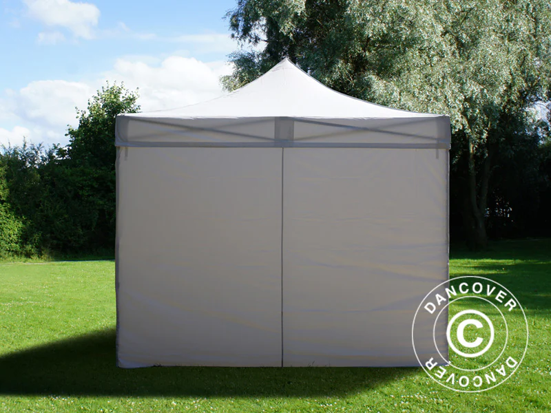 Snabbtält FleXtents Basic v.3, 3x3m Vit, inkl. 4 sidor - Image 6