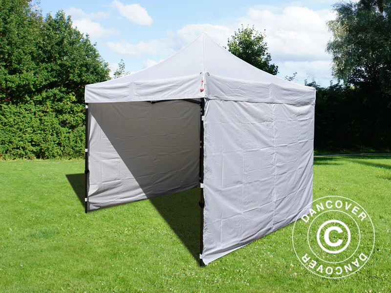 Snabbtält FleXtents Basic v.3, 3x3m Vit, inkl. 4 sidor - Image 7