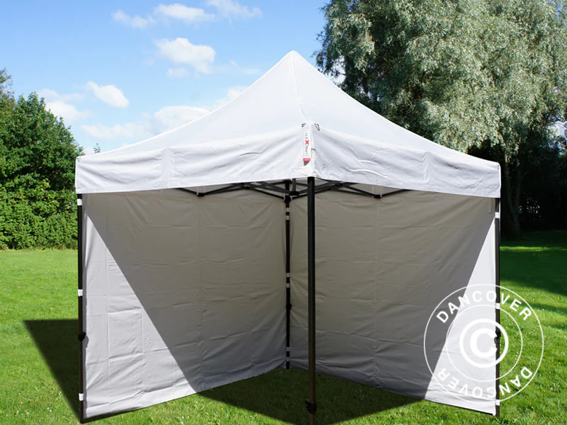 Snabbtält FleXtents Basic v.3, 3x3m Vit, inkl. 4 sidor - Image 8