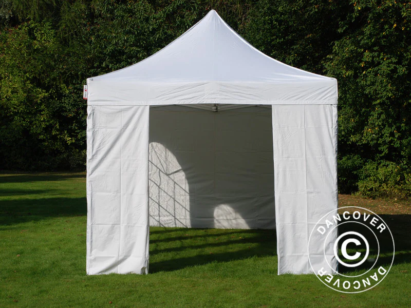Snabbtält FleXtents Basic v.3, 3x6m Vit, inkl. 4 sidor - Image 3