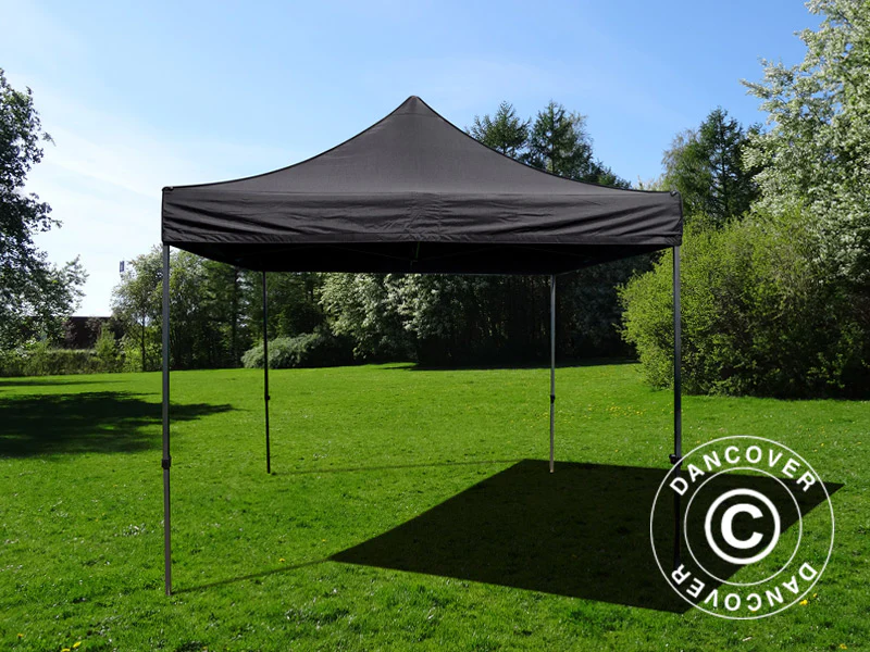 Snabbtält FleXtents Basic v.3, 4x4m Svart - Image 2