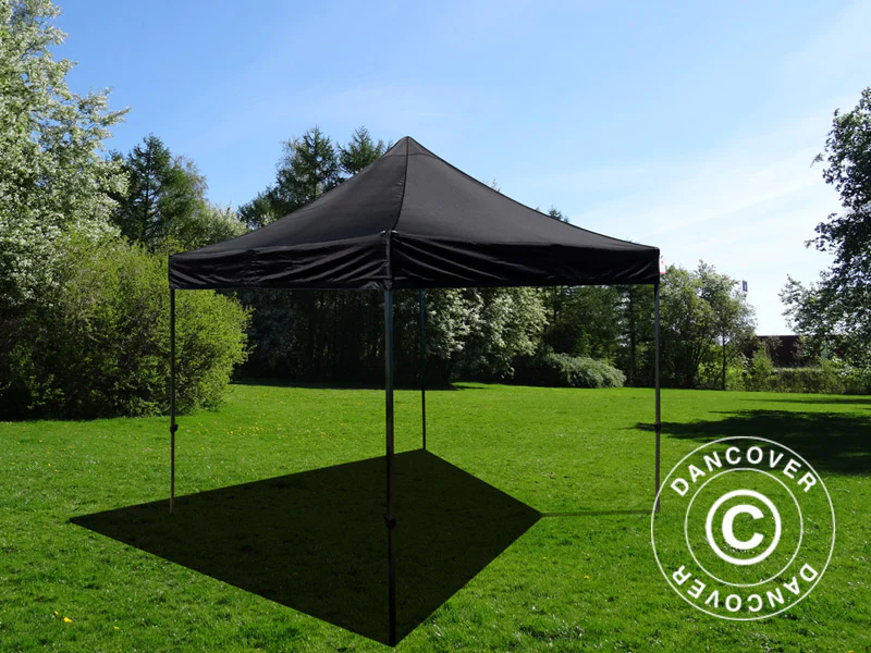 Snabbtält FleXtents Basic v.3, 4x4m Svart - Image 3