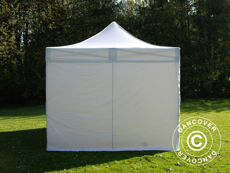 Snabbtält FleXtents Basic v.3, 4x4m Vit, inkl. 4 sidor - Image 6