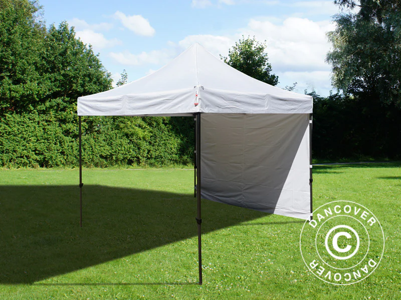 Snabbtält FleXtents Basic v.3, 4x4m Vit, inkl. 4 sidor - Image 9