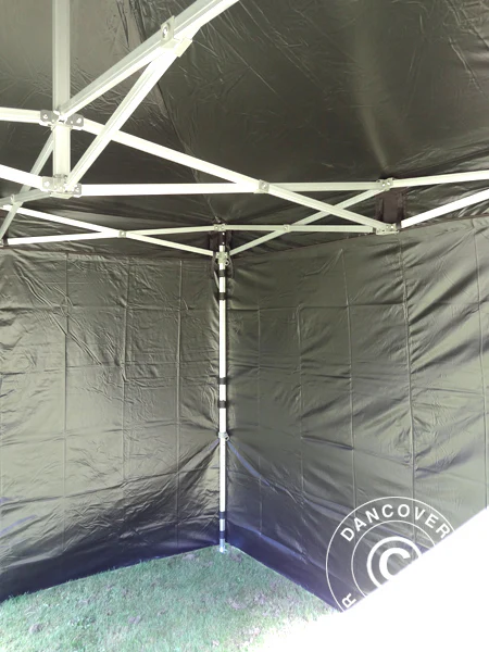 Snabbtält FleXtents PRO 2,5x2,5m Svart, inkl. 4 sidor - Image 19