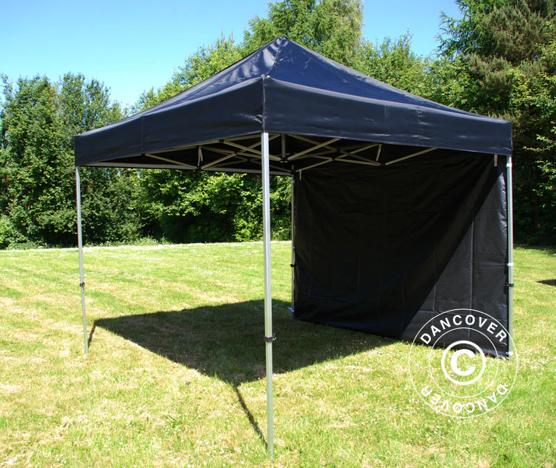 Snabbtält FleXtents PRO 2,5x2,5m Svart, inkl. 4 sidor - Image 23