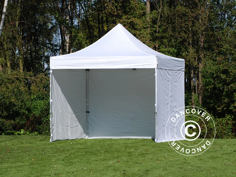 Snabbtält FleXtents PRO 2,5x2,5m Vit, inkl. 4 sidor - Image 5