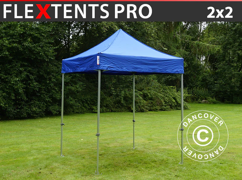 Snabbtält FleXtents PRO 2x2m Blå