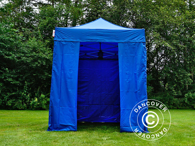 Snabbtält FleXtents PRO 2x2m Blå, inkl. 4 sidor - Image 3