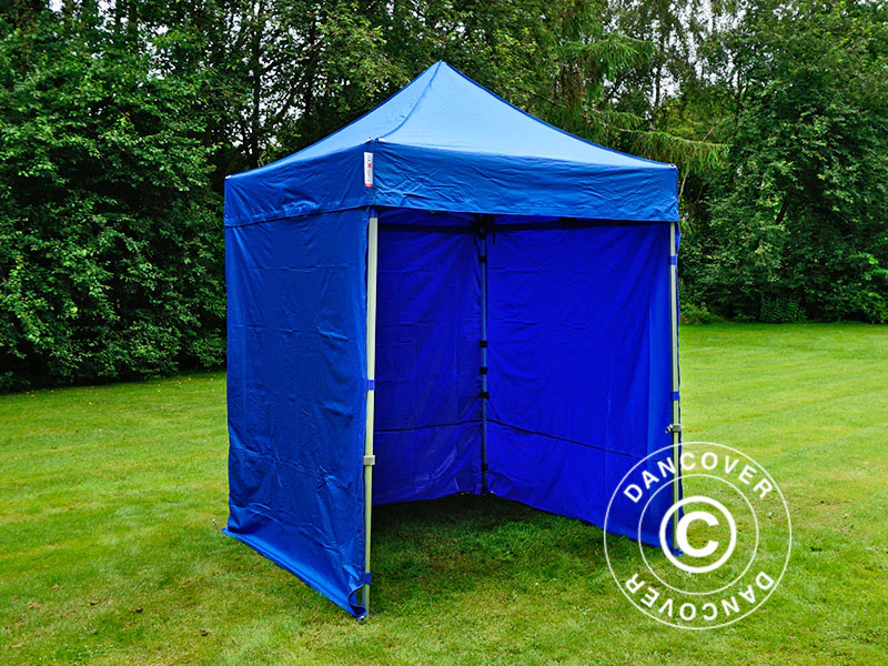 Snabbtält FleXtents PRO 2x2m Blå, inkl. 4 sidor - Image 4