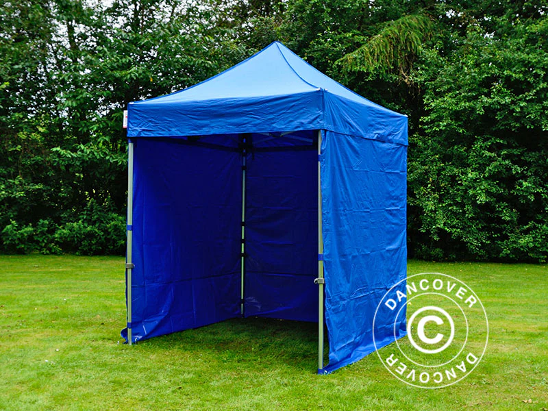 Snabbtält FleXtents PRO 2x2m Blå, inkl. 4 sidor - Image 5