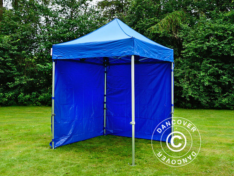 Snabbtält FleXtents PRO 2x2m Blå, inkl. 4 sidor - Image 6