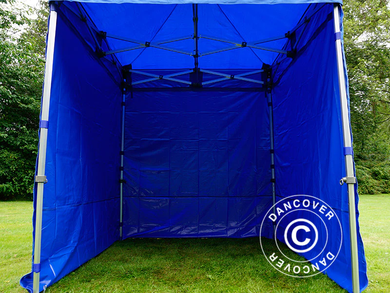 Snabbtält FleXtents PRO 2x2m Blå, inkl. 4 sidor - Image 7