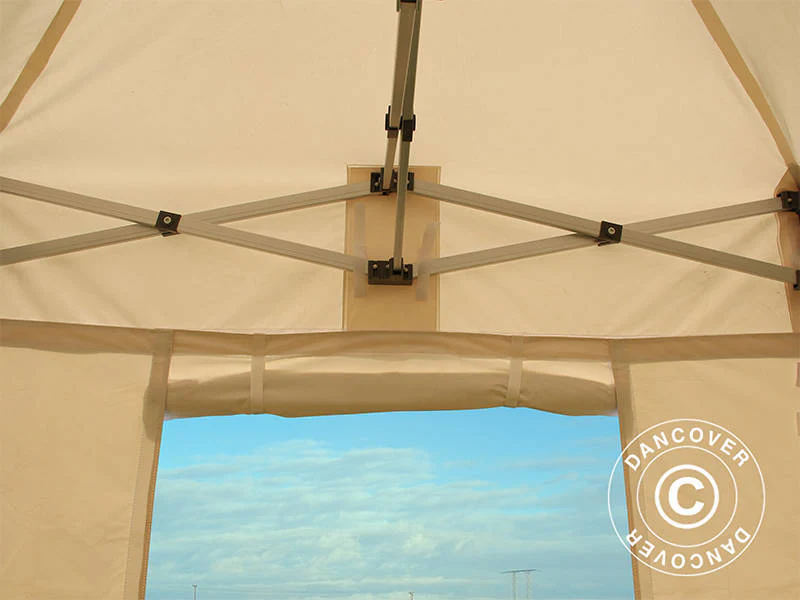Snabbtält FleXtents® PRO 2x2m, PVC, Arbetstält, Flamhämmande, inkl. 4 sidoväggar - Image 5