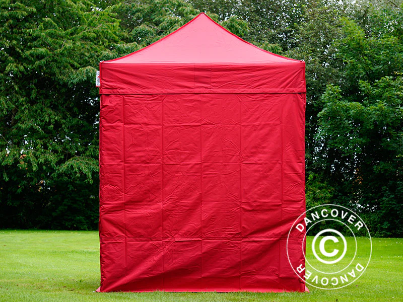 Snabbtält FleXtents PRO 2x2m Röd, inkl. 4 sidor - Image 8