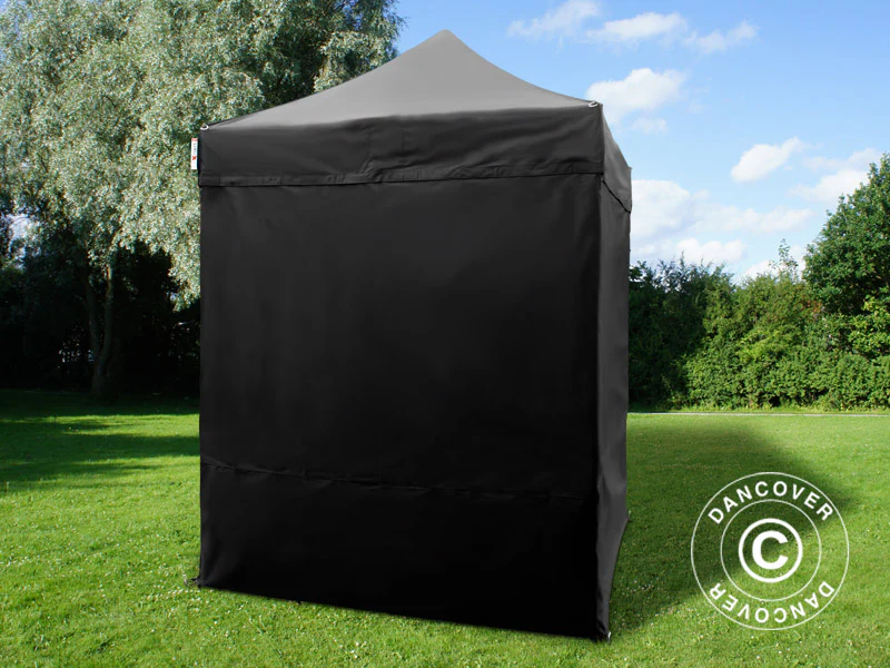 Snabbtält FleXtents PRO 2x2m Svart, inkl. 4 sidor - Image 8