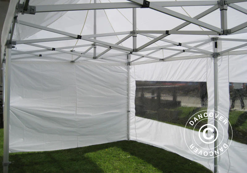 Snabbtält FleXtents PRO 3,5x7m Vit, inkl. 6 sidor - Image 5