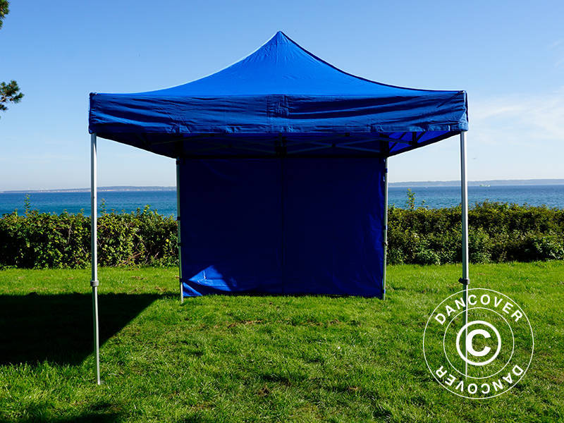 Snabbtält FleXtents PRO 3x3m Blå, inkl. 4 sidor - Image 10