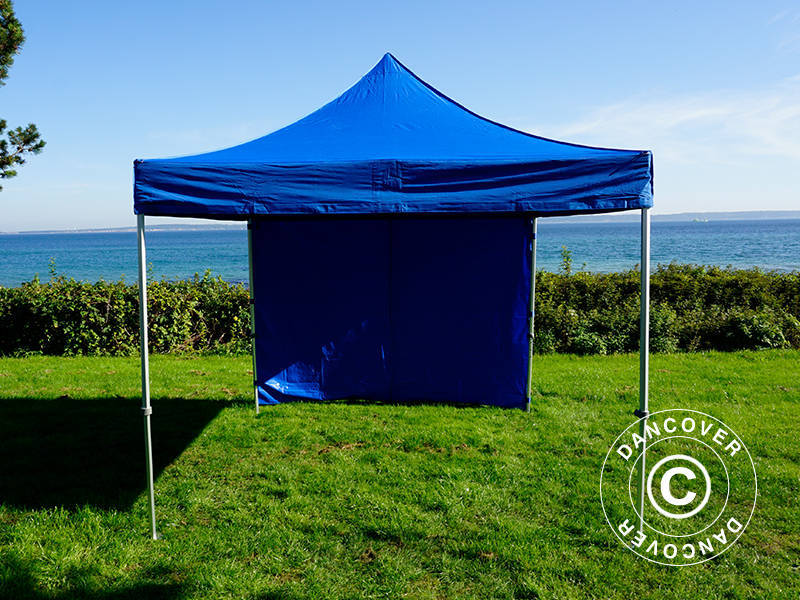 Snabbtält FleXtents PRO 3x3m Blå, inkl. 4 sidor - Image 12