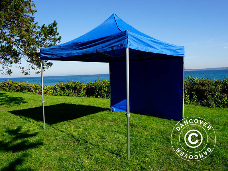 Snabbtält FleXtents PRO 3x3m Blå, inkl. 4 sidor - Image 13