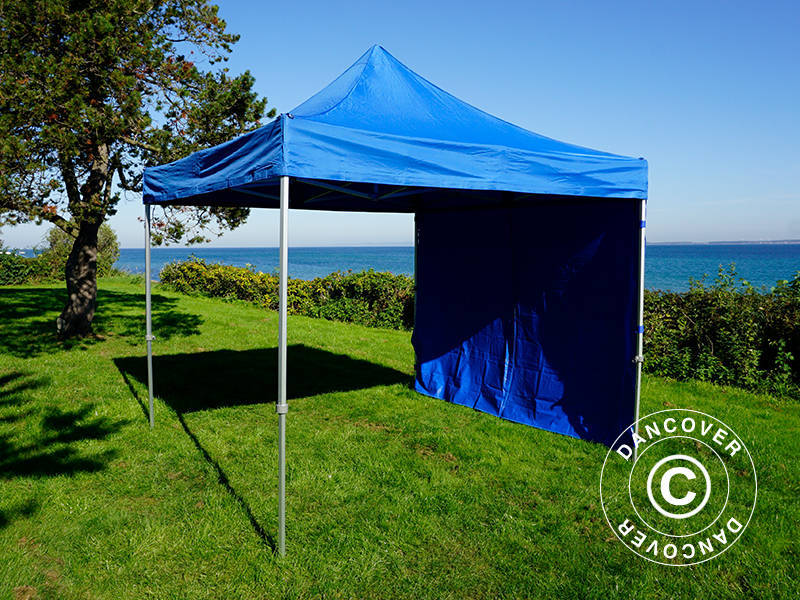 Snabbtält FleXtents PRO 3x3m Blå, inkl. 4 sidor - Image 7