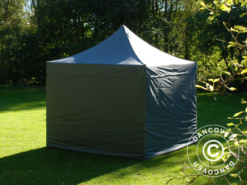Snabbtält FleXtents PRO 3x3m Grå, inkl. 4 sidor - Image 5