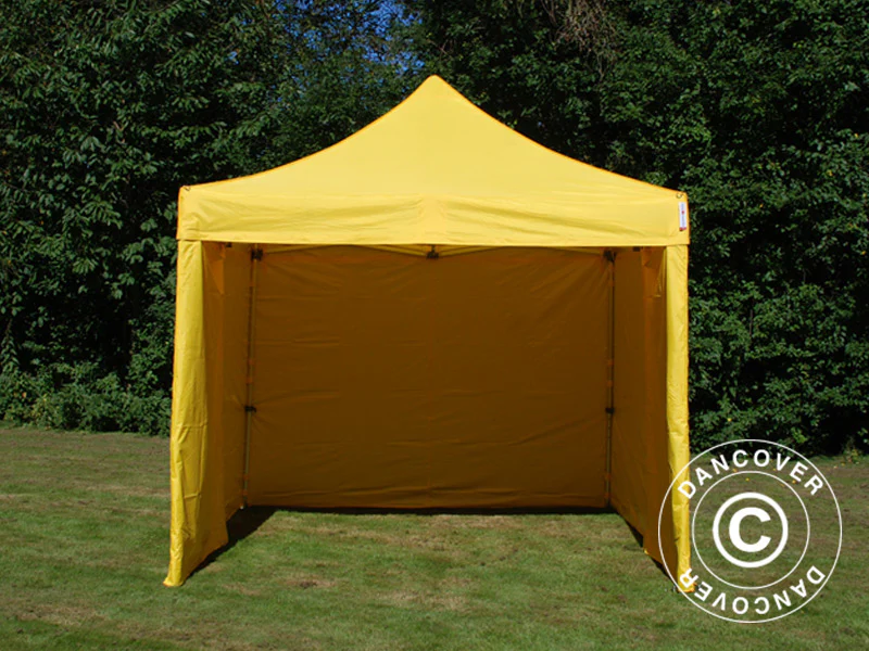 Snabbtält FleXtents PRO 3x3m Gul, inkl. 4 sidor - Image 14