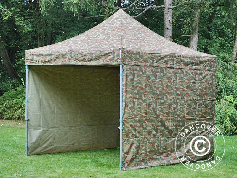 Snabbtält FleXtents PRO 3x3m Kamouflage, inkl. 4 sidor - Image 7