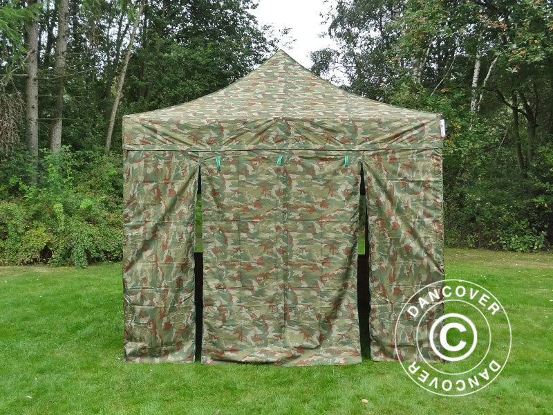 Snabbtält FleXtents PRO 3x3m Kamouflage, inkl. 4 sidor - Image 9