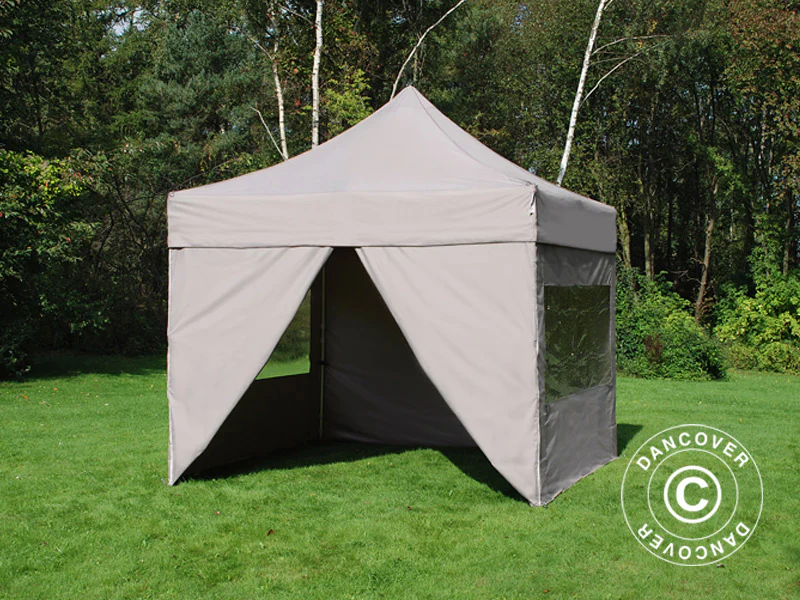 Snabbtält FleXtents PRO 3x3m Latte, inkl. 4 sidor - Image 12