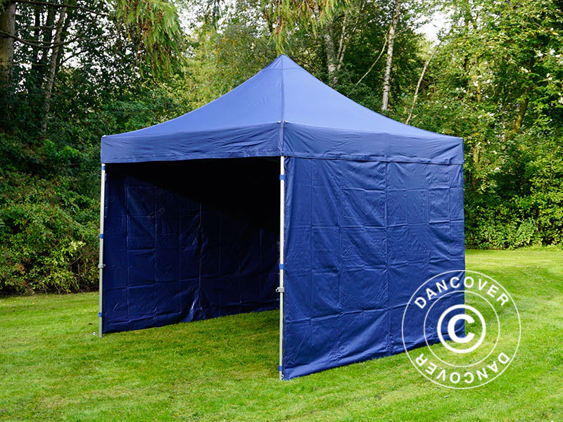 Snabbtält FleXtents PRO 3x3m Mörkblå, inkl. 4 sidor - Image 7