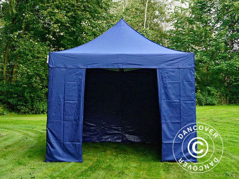 Snabbtält FleXtents PRO 3x3m Mörkblå, inkl. 4 sidor - Image 8