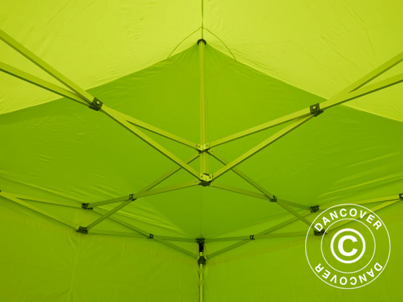 Snabbtält FleXtents PRO 3x3m Neongul/grön, inkl. 4 sidor - Image 12