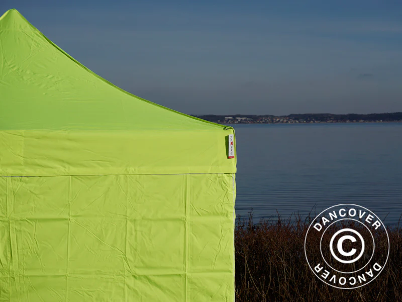 Snabbtält FleXtents PRO 3x3m Neongul/grön, inkl. 4 sidor - Image 13