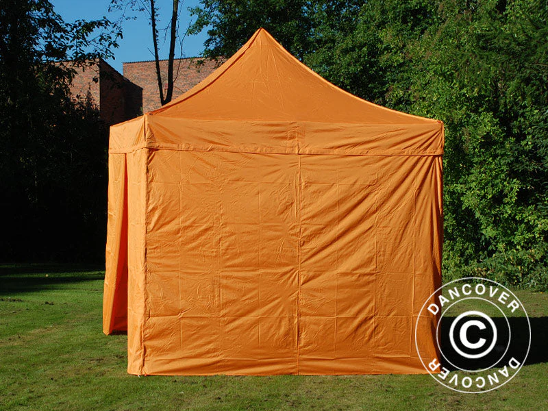 Snabbtält FleXtents PRO 3x3m Orange, inkl. 4 sidor - Image 10