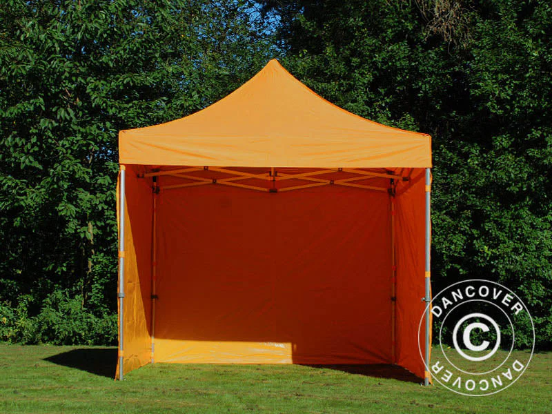 Snabbtält FleXtents PRO 3x3m Orange, inkl. 4 sidor - Image 16