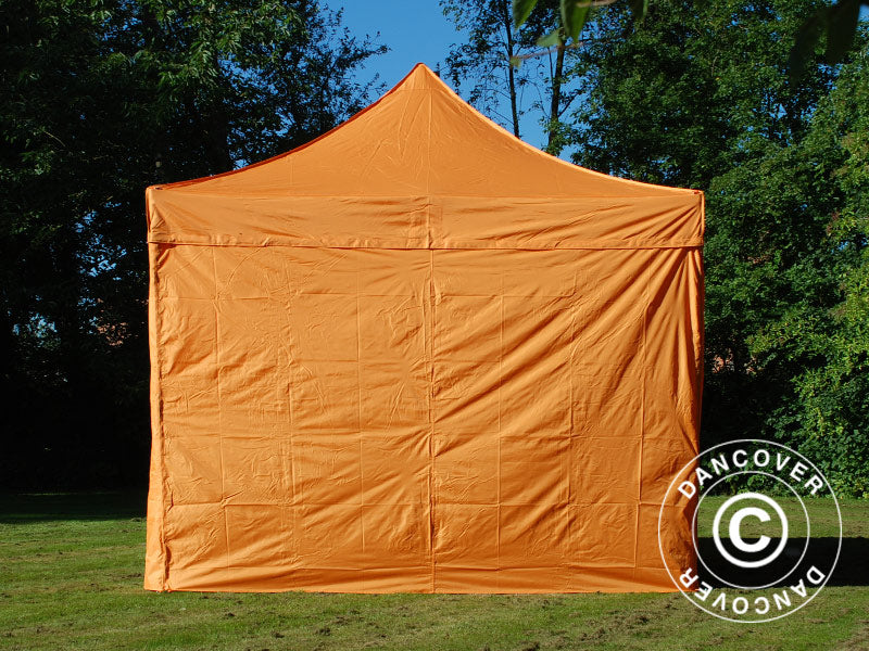 Snabbtält FleXtents PRO 3x3m Orange, inkl. 4 sidor - Image 2