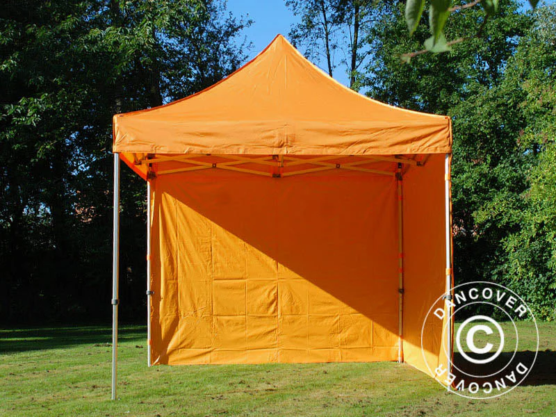 Snabbtält FleXtents PRO 3x3m Orange, inkl. 4 sidor - Image 20