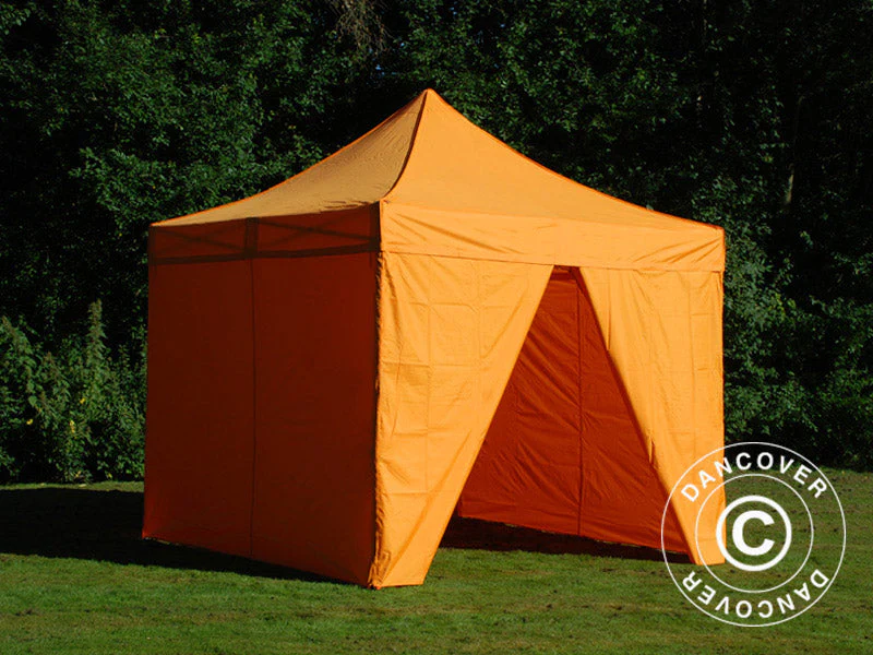 Snabbtält FleXtents PRO 3x3m Orange, inkl. 4 sidor - Image 8