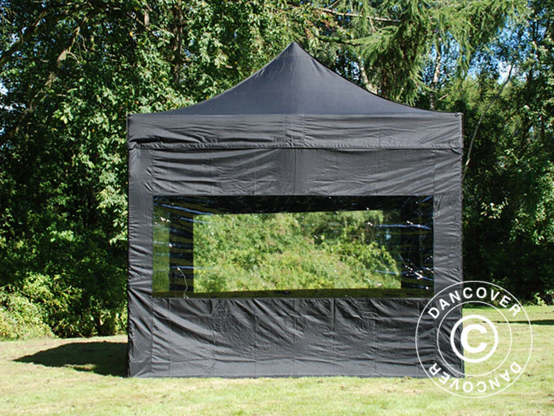 Snabbtält FleXtents PRO 3x3m Svart, inkl. 4 sidor - Image 13