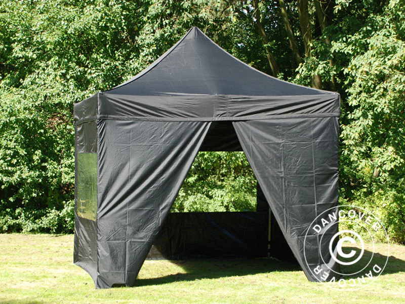 Snabbtält FleXtents PRO 3x3m Svart, inkl. 4 sidor - Image 15