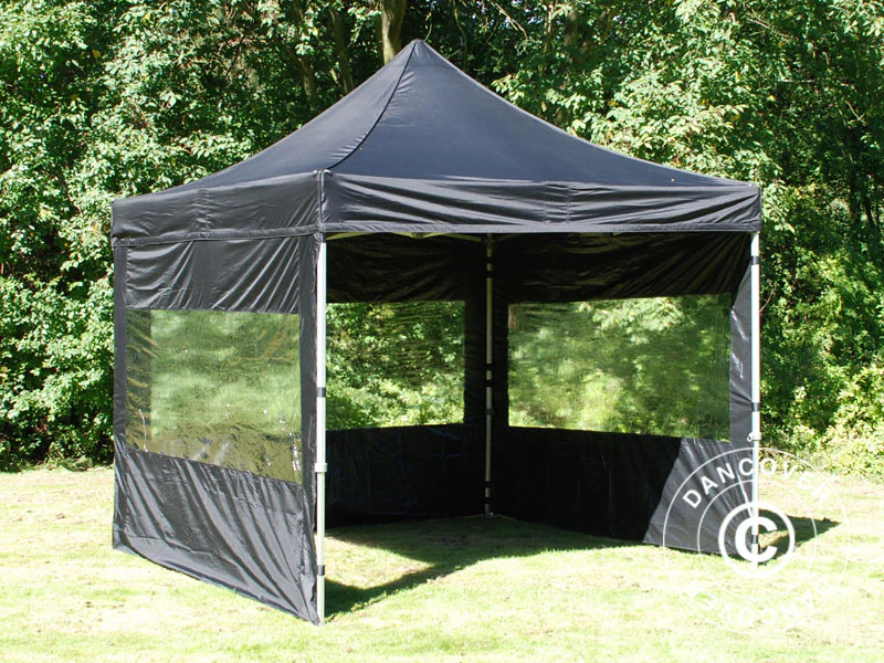 Snabbtält FleXtents PRO 3x3m Svart, inkl. 4 sidor - Image 17