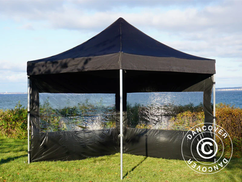 Snabbtält FleXtents PRO 3x3m Svart, inkl. 4 sidor - Image 22