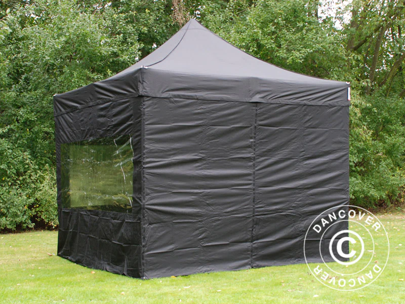 Snabbtält FleXtents PRO 3x3m Svart, inkl. 4 sidor - Image 30